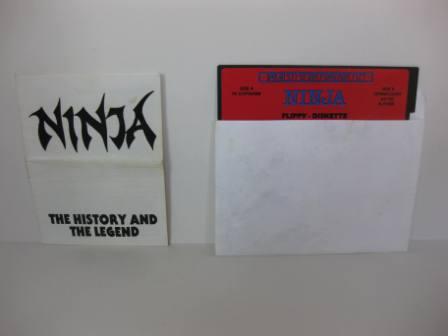 Ninja w/ Manual (Floppy Disk) - Commodore 64/128 Game